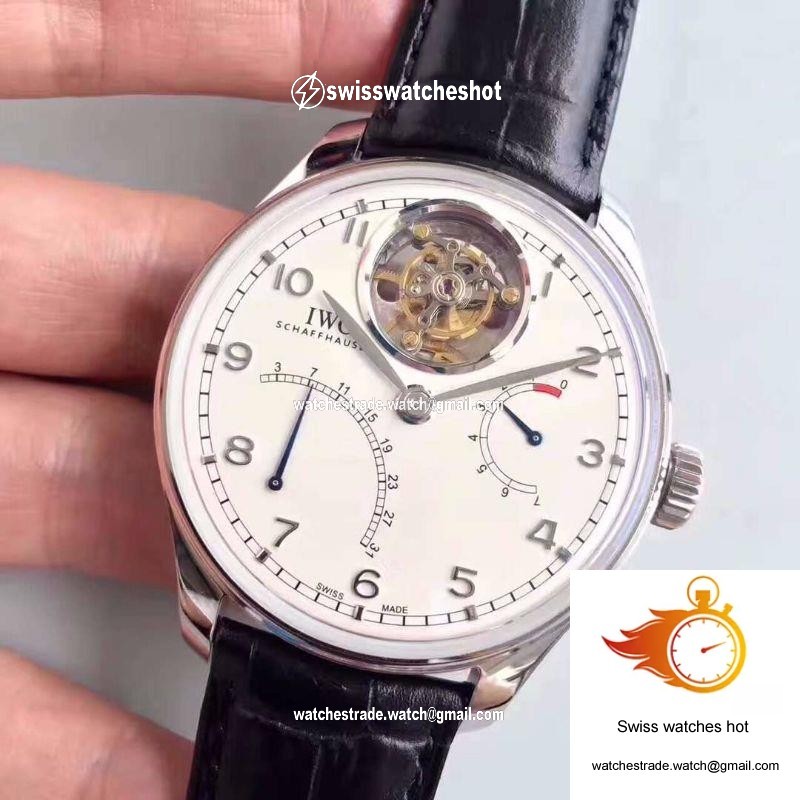 IWC Portugieser Tourbillon Mystere Retrograde IW504601 YL Factory White Dial 3