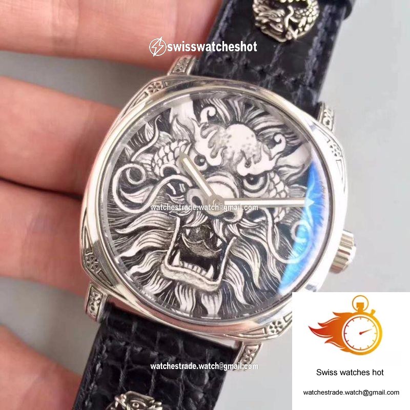 Panerai Radiomir FIRENZE Hand-Drawn Dragon Pattern Dial 3
