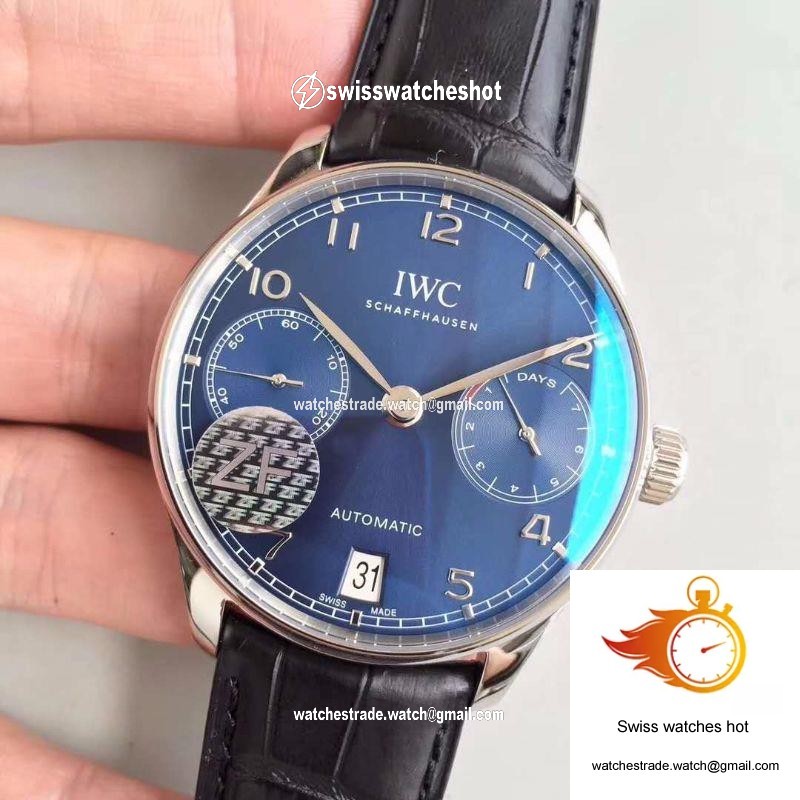 IWC Portuguese IW500703 ZF Factory Blue Dial 3