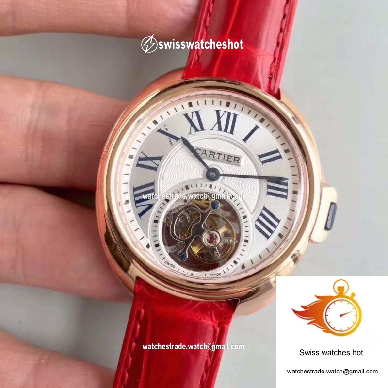 Cartier Drive De Tourbillon W4100013 18K Rose Gold White Dial 3