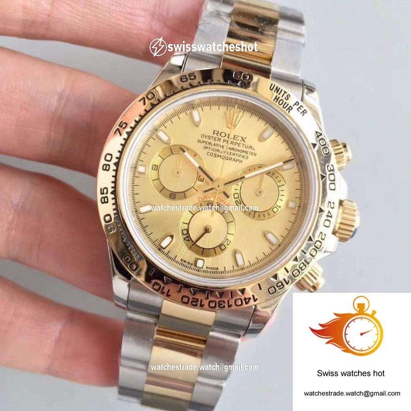 Rolex Daytona Cosmograph 116503 3A Factory 18K Yellow Gold Wrapped Gold Dial 3
