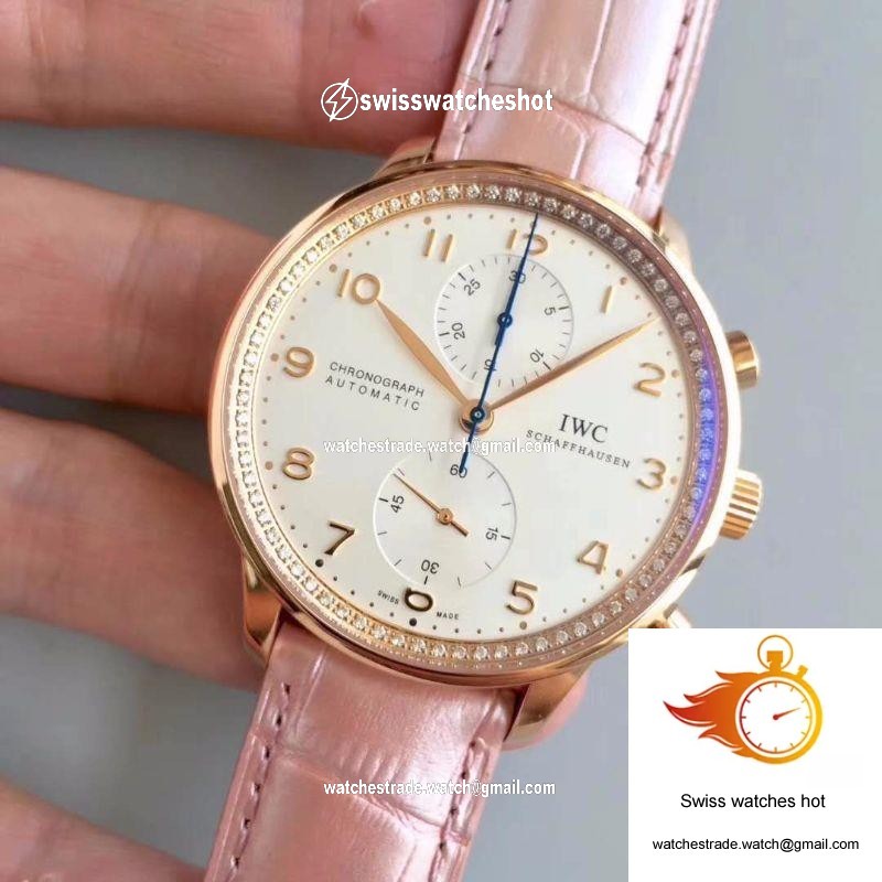 IWC Portuguese Chronograph ZF Factory White Dial 3