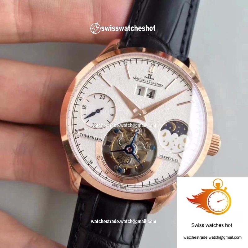 Jaeger-LeCoultre Master Grande Tradition Tourbillon Rose Gold White Dial 3