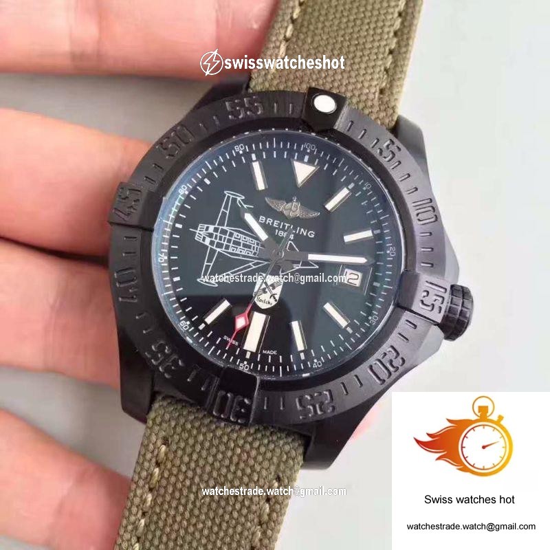 Breitling Avenger II Seawolf Boelcke M173316Y/BE72 GF Factory Black Dial 3