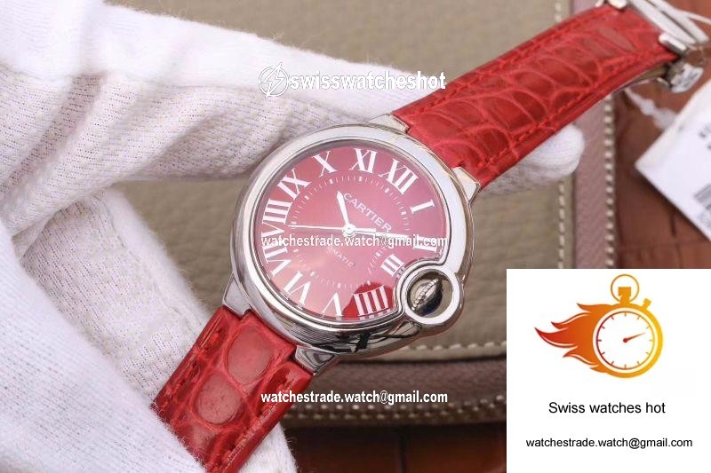 Ballon Bleu De Cartier 33MM WSBB0022 TW Factory Red Dial 3