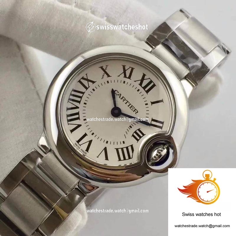 Ballon Bleu De Cartier 28MM W69010Z4 V6 Factory White Dial 3