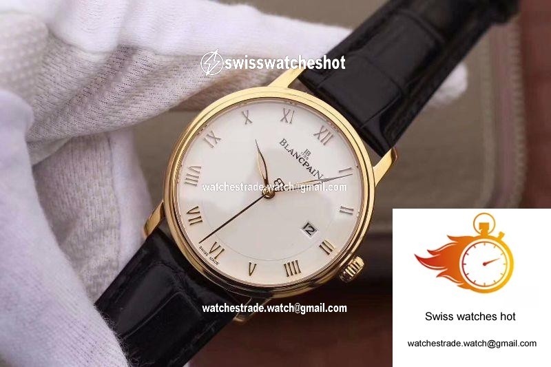 Blancpain Villeret Ultraplate 6651-3642-55 ZF Factory White Dial 3
