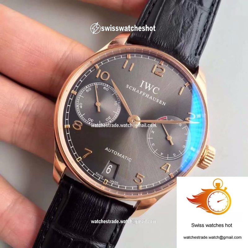 IWC Portugieser IW500702 ZF Factory Gray Ardoise Dial 3
