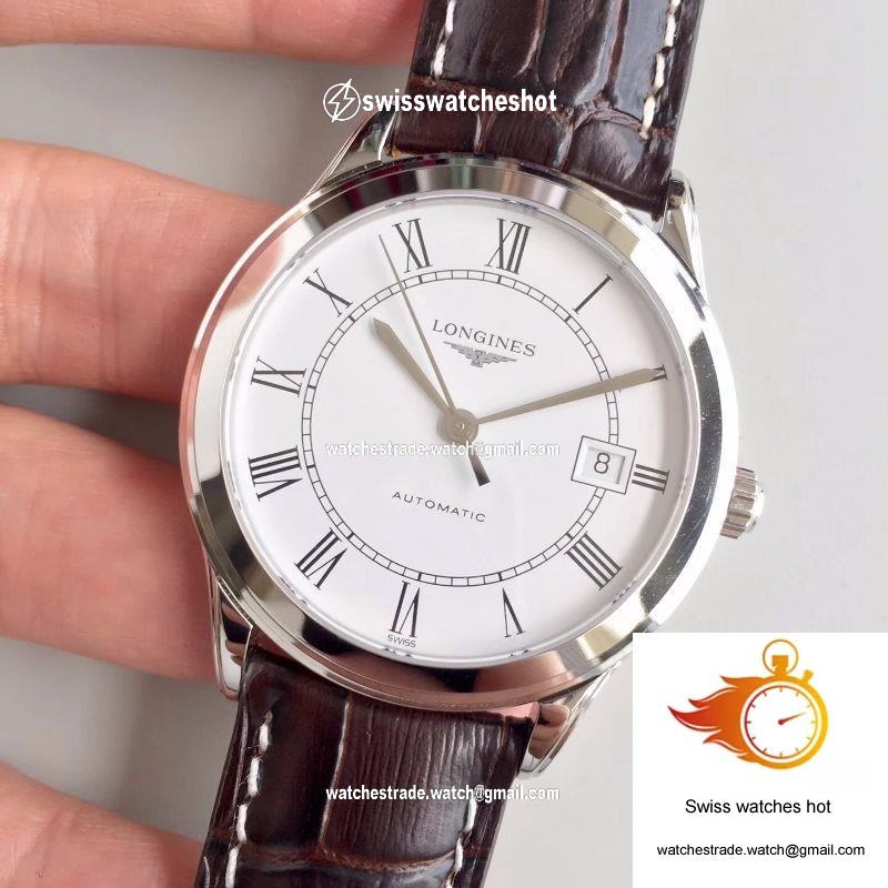 Longines Record L2.820.4.11.2 White Dial 3