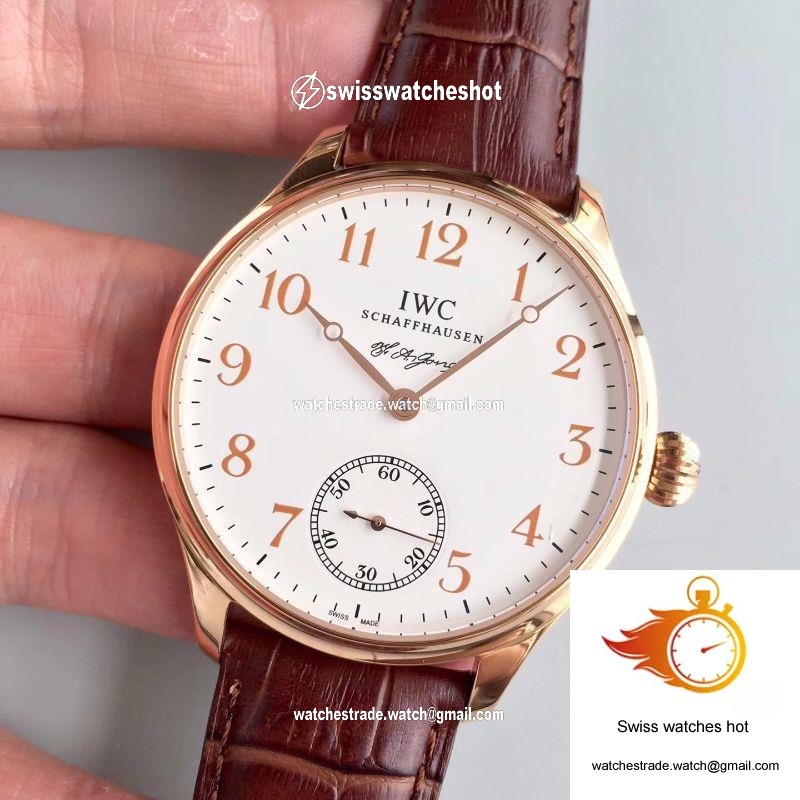 IWC Portugieser F.A Jones Limited Edition IW544201 GS Factory White Dial 3