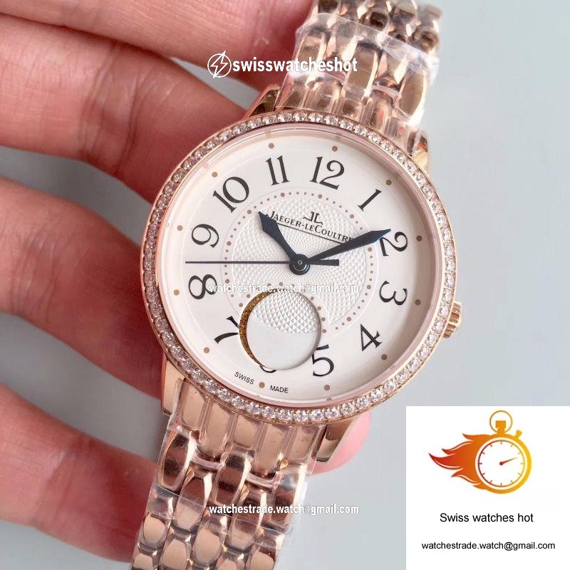 Jaeger-LeCoultre Rendez-Vous 3612420 Rose Gold Case White Dial 3