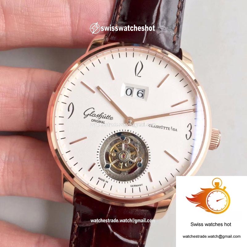 Glashutte Original Senator Excellence Tourbillon White Dial 3