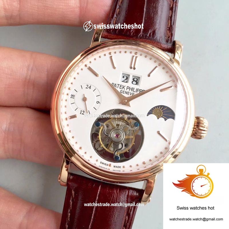 Patek Philippe Tourbillon Moonphase 24H Power Reserve White Dial 3