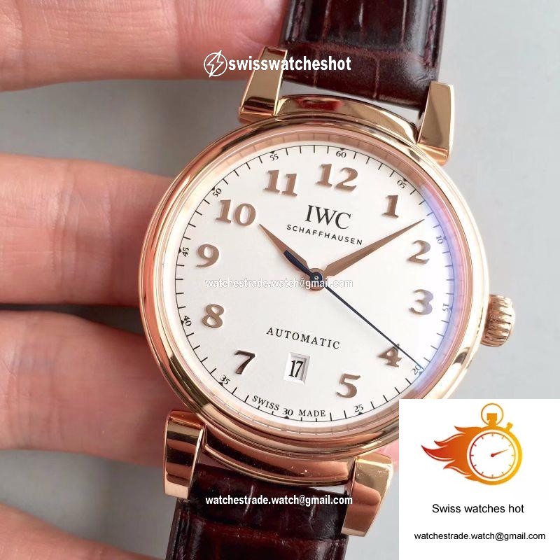 IWC Da Vinci Automatic IW356601 Rose Gold MKS Factory White Dial 3