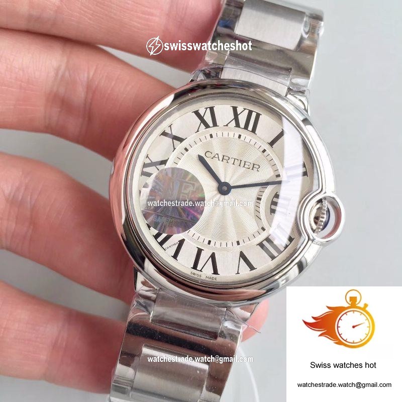 Cartier Ballon Bleu 36MM W6920046 JF Factory Silver Dial 3