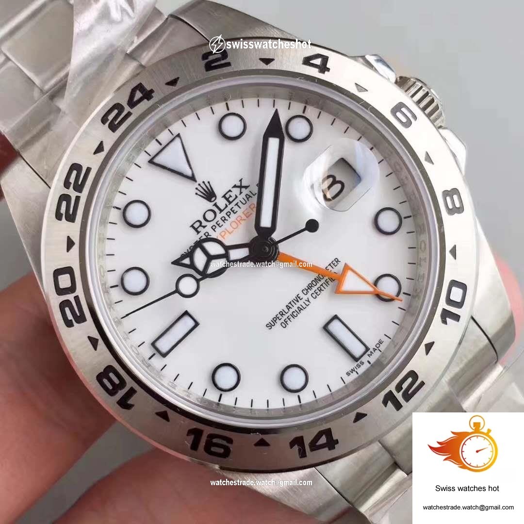 Rolex Explorer II 216570 2018 Noob Factory White Dial 3