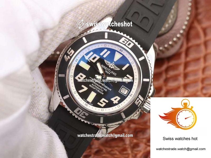 Breitling Superocean 42 Abyss White A1736402/BA29 ZF Factory Black Dial 3
