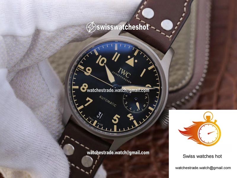 IWC Big Pilot Heritage IW501004 Titanium ZF Factory Black Dial 3