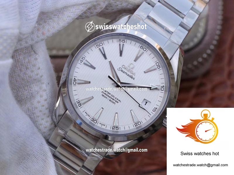 Omega Seamaster Aqua Terra 150M Master Co-Axial 231.10.42.21.02.003 VS Factory White Dial 3