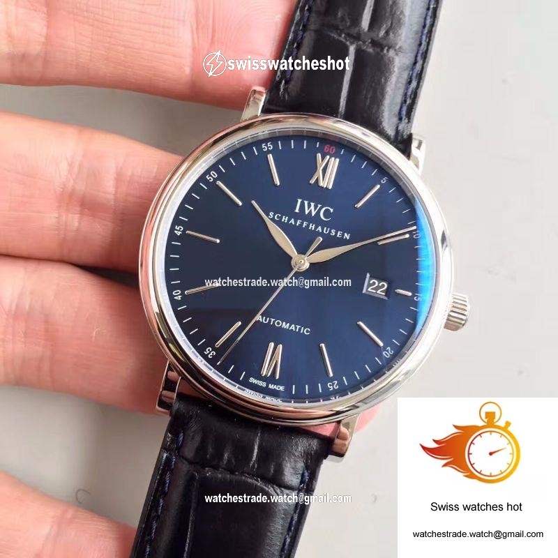 IWC Portofino Automatic IW356502 MKS Factory Blue Dial 3