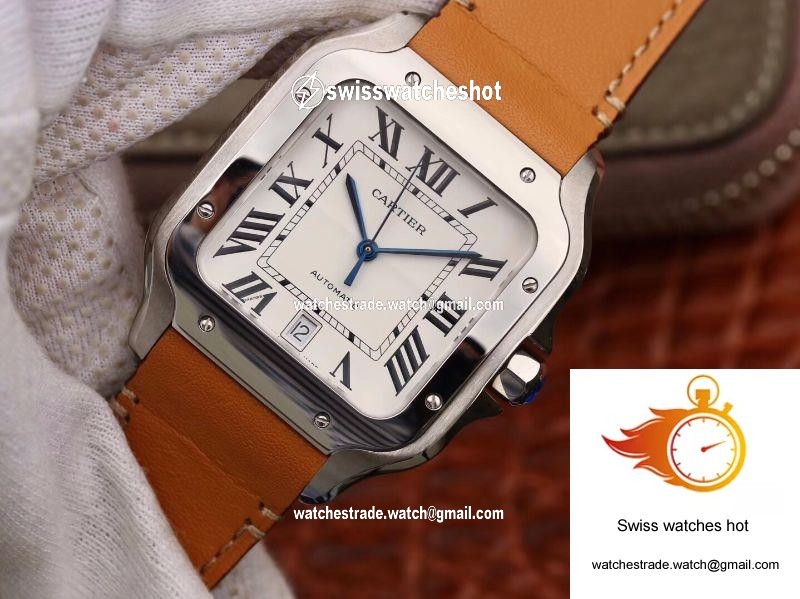 Cartier Santos De Cartier Large 2018 WSSA0009 KOR Factory White Dial 3