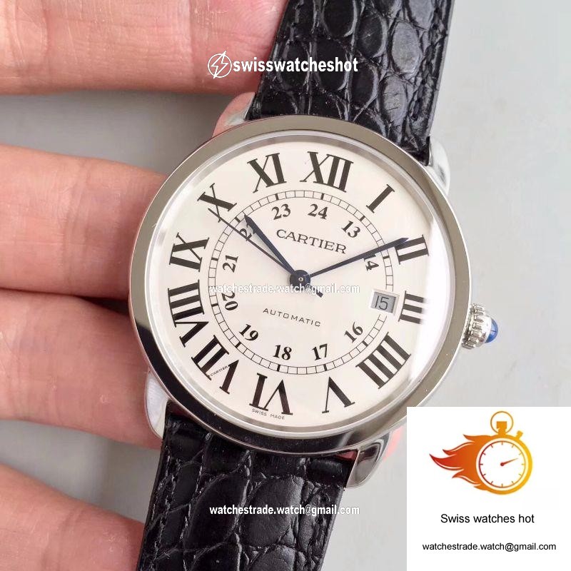 Ronde Solo De Cartier W6701010 42MM ZF Factory White Dial 3