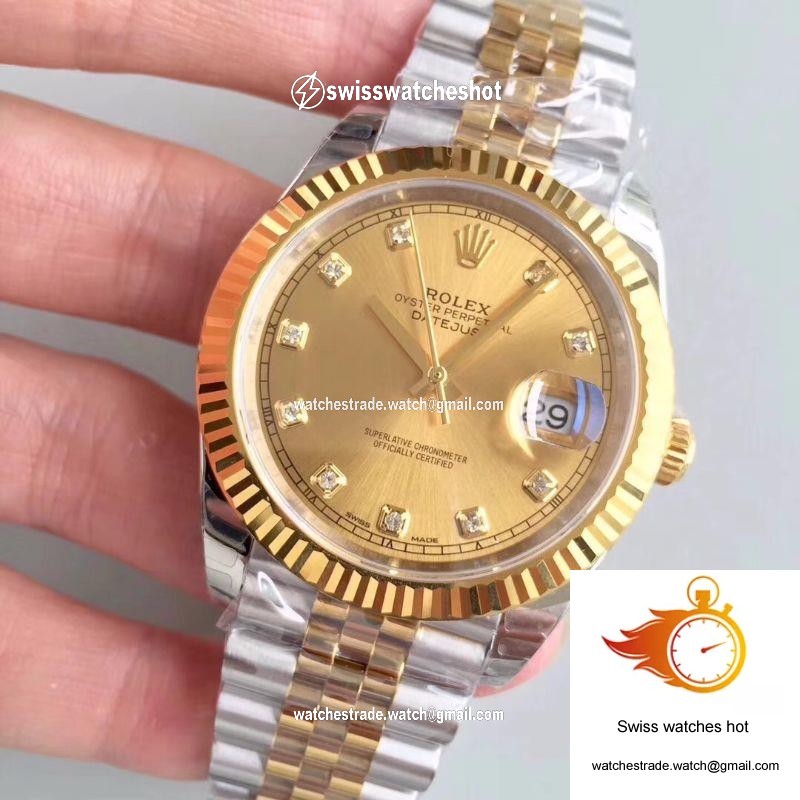 Rolex Datejust II M126333-0012 41MM EW Factory Champagne Dial 3