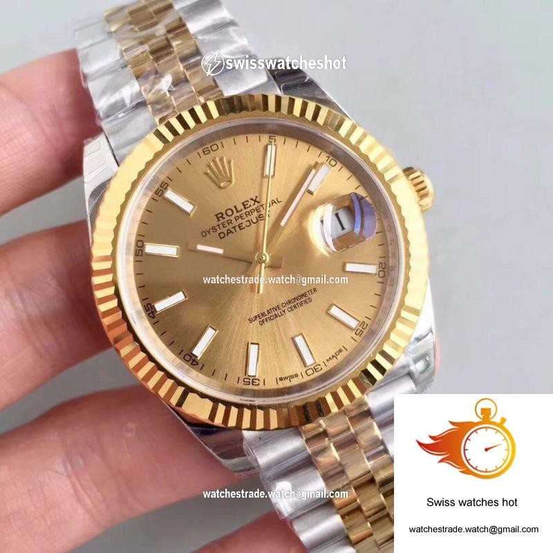 Rolex Datejust II 116333 41MM EW Factory Yellow Gold Dial 3