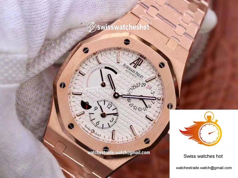 Audemars Piguet Royal Oak GMT 41MM 26120 TWA Factory White Dial 3