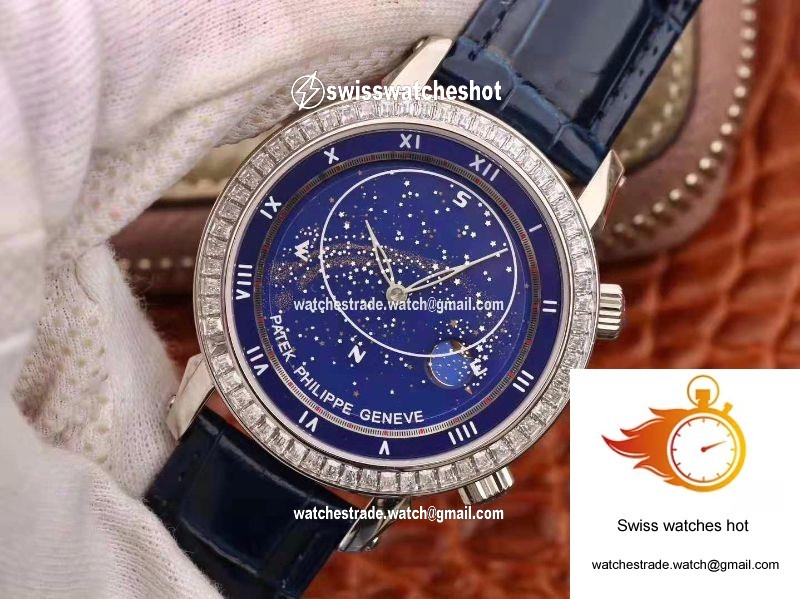 Patek Philippe Grand Complications Sky Moon Celestial 5102G TW Factory Blue Dial 3