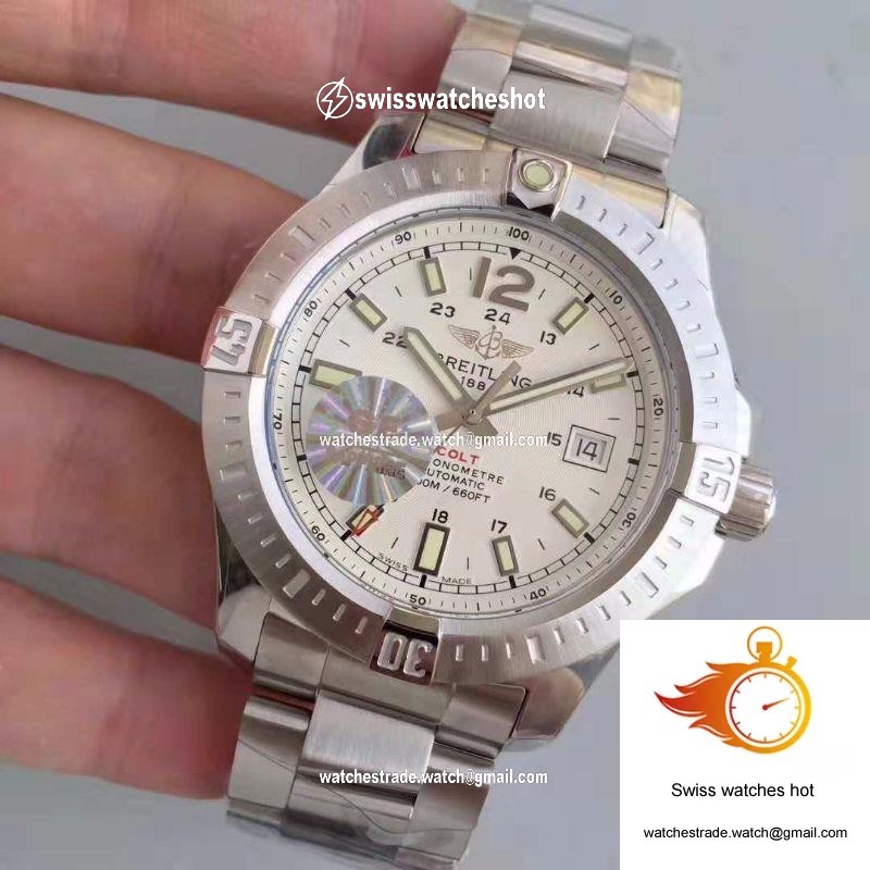 Breitling Colt Automatic 44MM A1738811-G791 GF Factory White Dial 3
