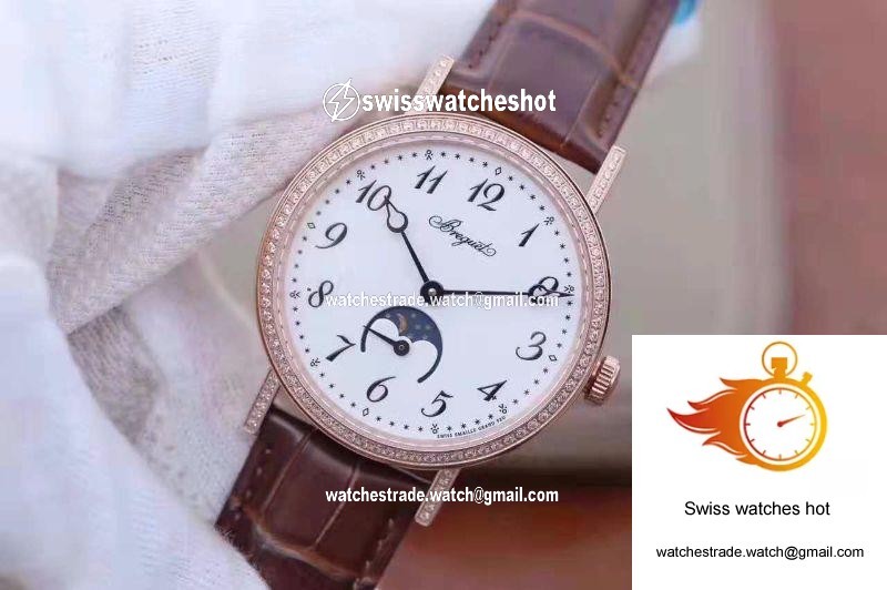 Breguet Classique Moonphase 9088BR/29/964/DD0D White Dial 3