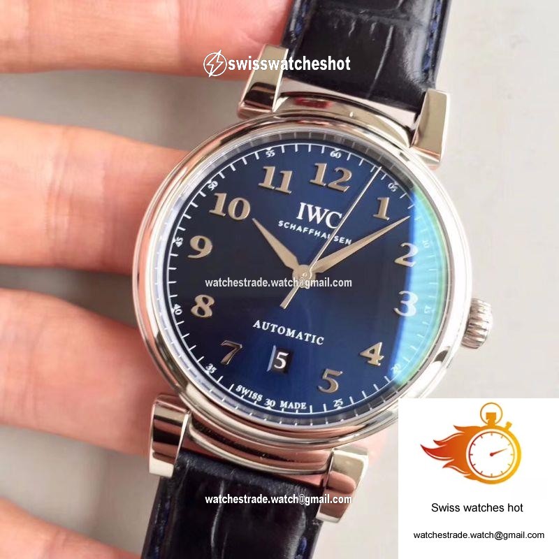 IWC Da Vinci Automatic IW356605 MKS Factory Blue Dial 3
