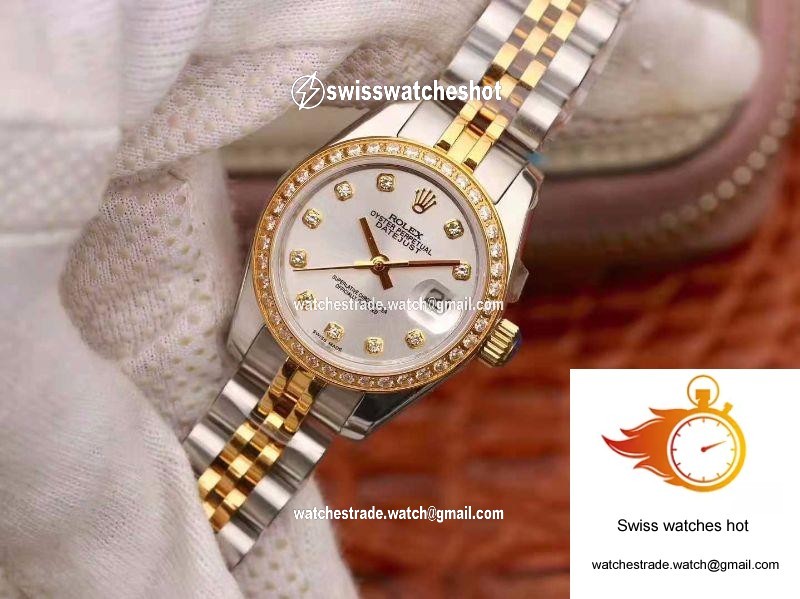 Rolex Lady Datejust 18K Yellow Gold 28MM Silver Dial 3