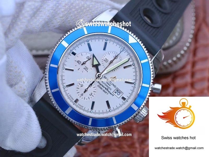 Breitling Superocean Heritage II 46MM A1331217 OM Factory White Dial 3