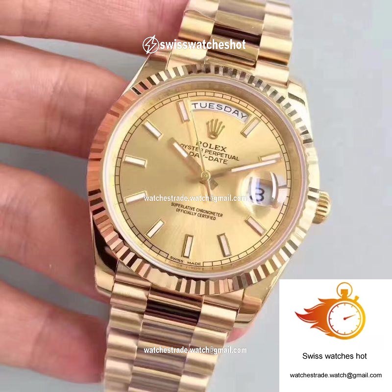 Rolex Day Date M228238-0003 40MM EW Factory Gold Dial 3