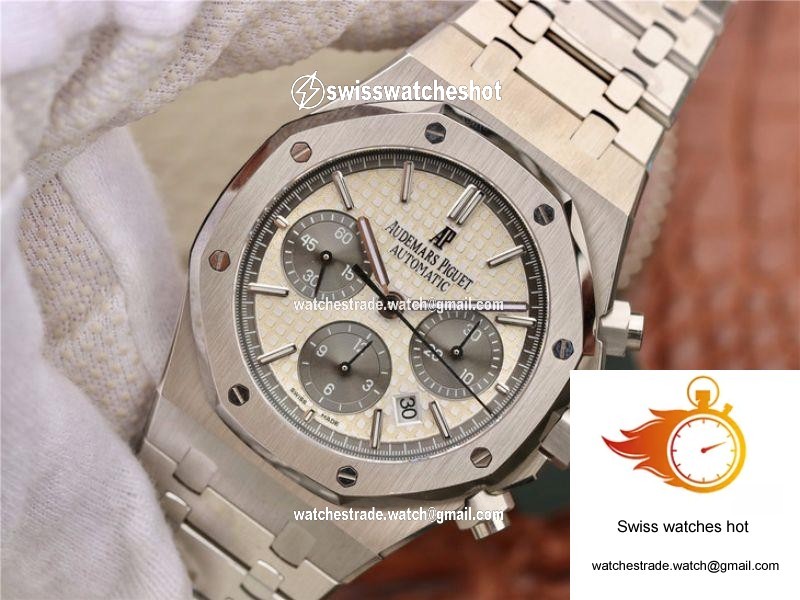 Audemars Piguet Royal Oak Chronograph 26331ST.OO.1220ST White Dial OM Factory 3
