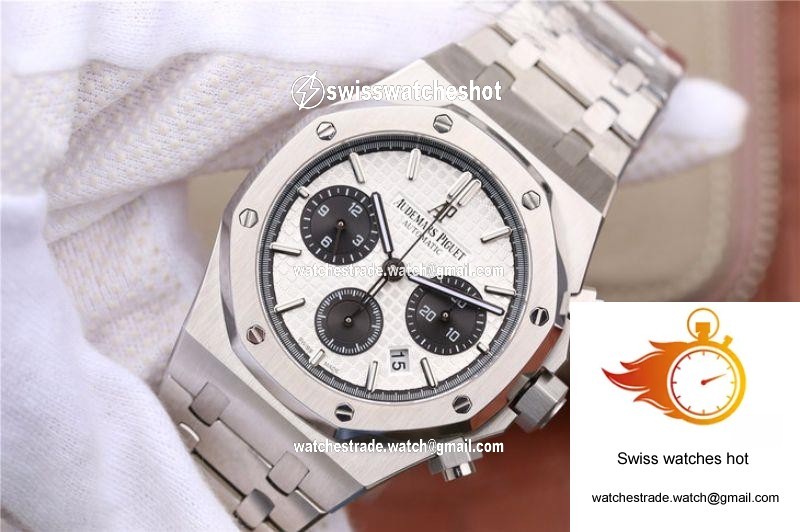 Audemars Piguet Royal Oak Chronograph 26331ST.OO.1220ST.03 OM Factory White Dial 3