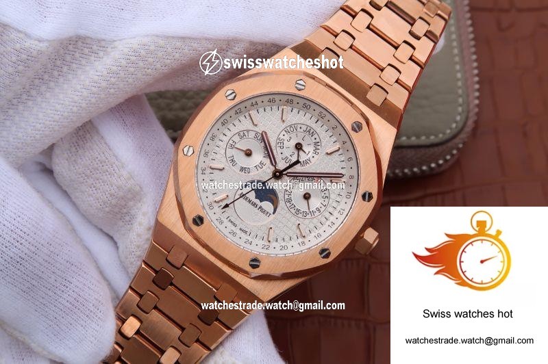 Audemars Piguet Royal Oak 41MM 26574OR.OO.1220OR.01 JF Factory White Dial 3