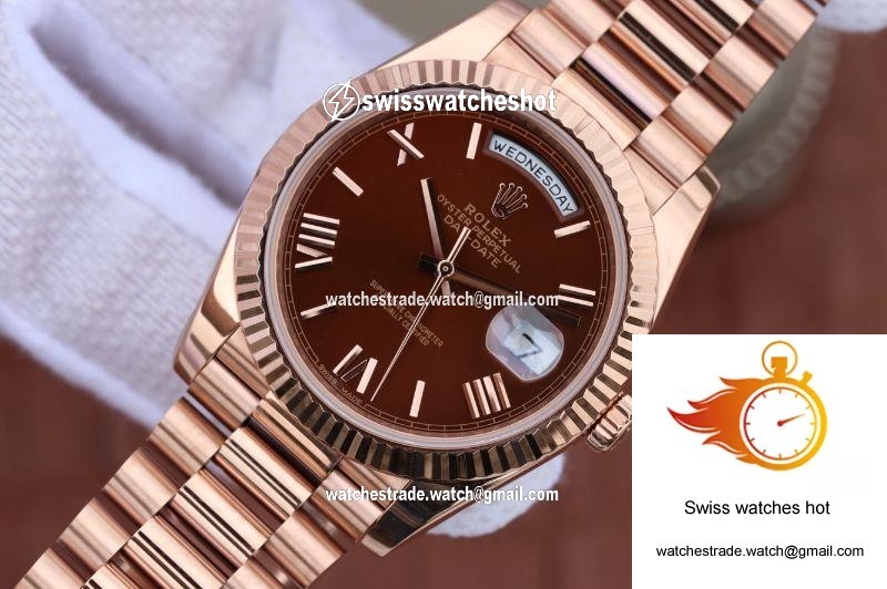 Rolex Day Date 40mm 228235 EW Factory Brown Dial 3