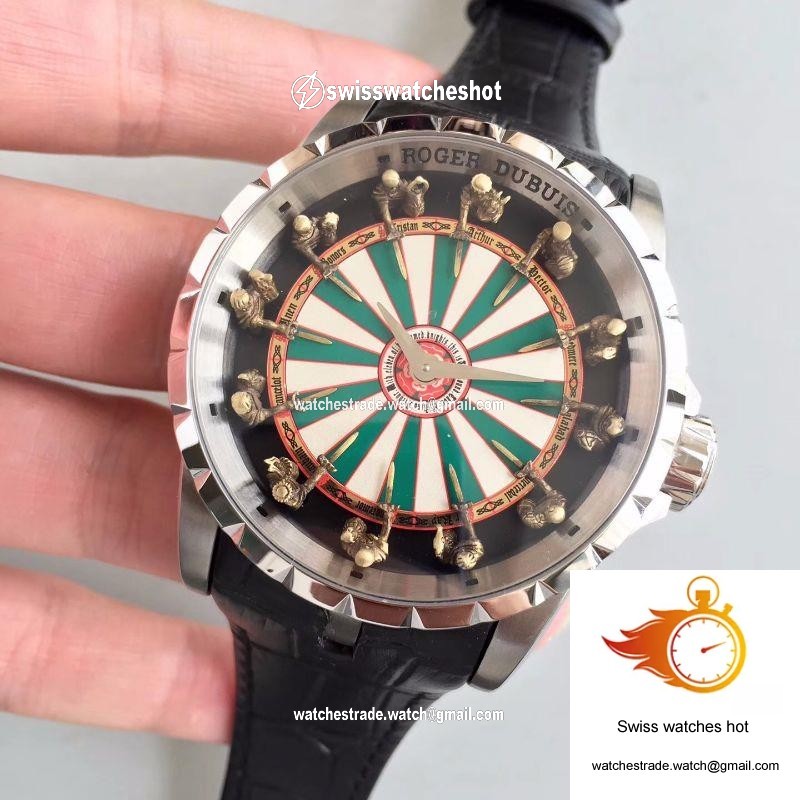 Roger Dubuis Excalibur RDDBEX0398 Green White Table Dial 3