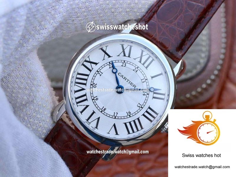 Cartier Ronde Louis 40MM TW Factory White Dial 3
