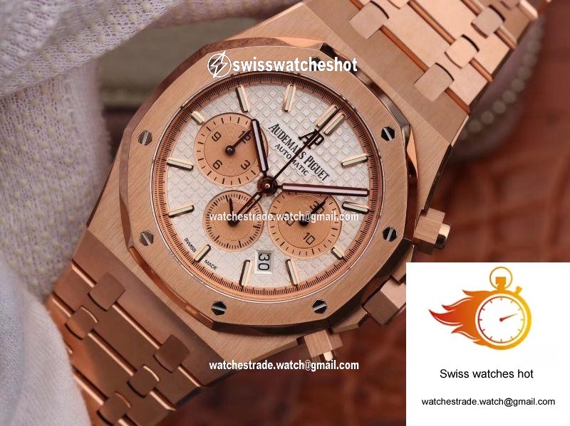 Audemars Piguet Royal Oak Chronograph 26315OR.OO.1256OR.01 OM Factory White Dial 3