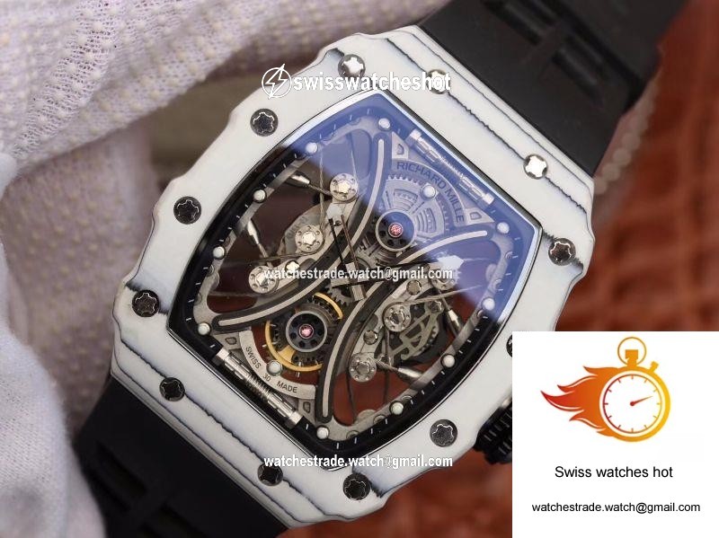 Richard Mille RM53-01 White Ceramic Case Skeleton Dial 3