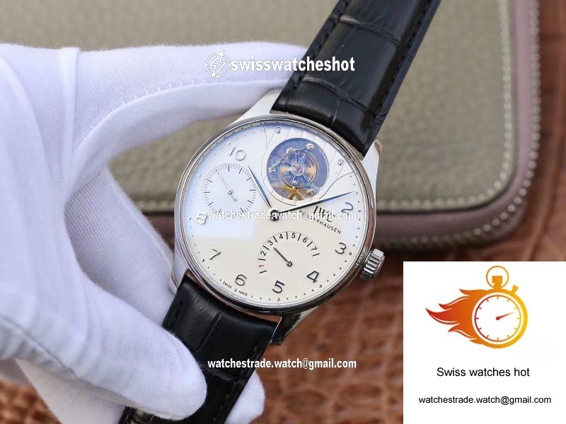 ZF Factory IWC Portuguese Real Tourbillon IW504202 White Dial 3