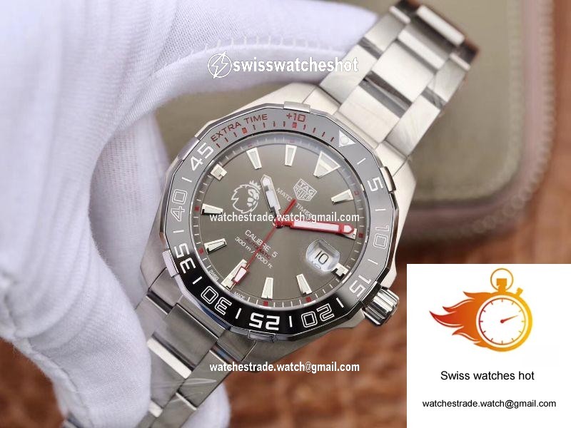 Tag Heuer Aquaracer Calibre 5 English Premier League Limited WAY201D.BA0927 Gray Dial 3