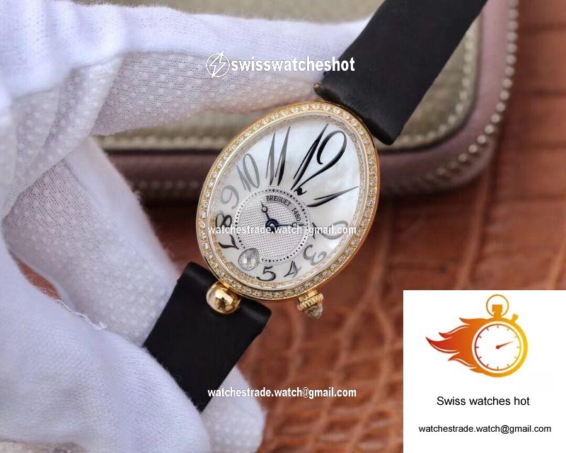 Breguet Reine De Naples 8918BA/58/864.D00D Ladies ZF Factory Yellow Gold Mother Of Pearl Dial 3