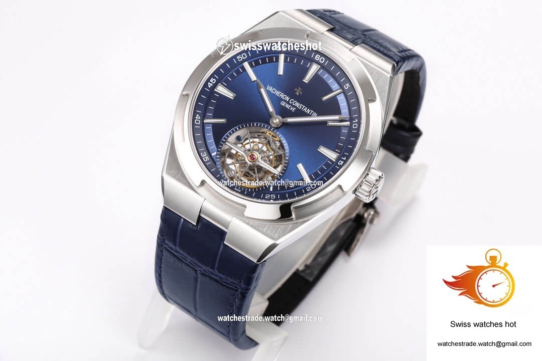 Vacheron Constantin Overseas Tourbillon 6000V/110A-B544 BBR Factory Blue Strap 3
