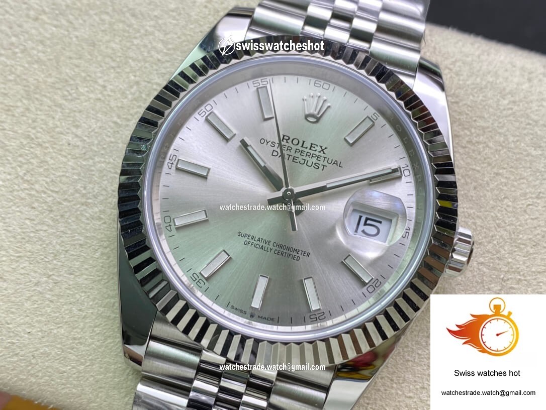 Rolex Datejust M126334-0004 Clean Factory Silver Dial 3