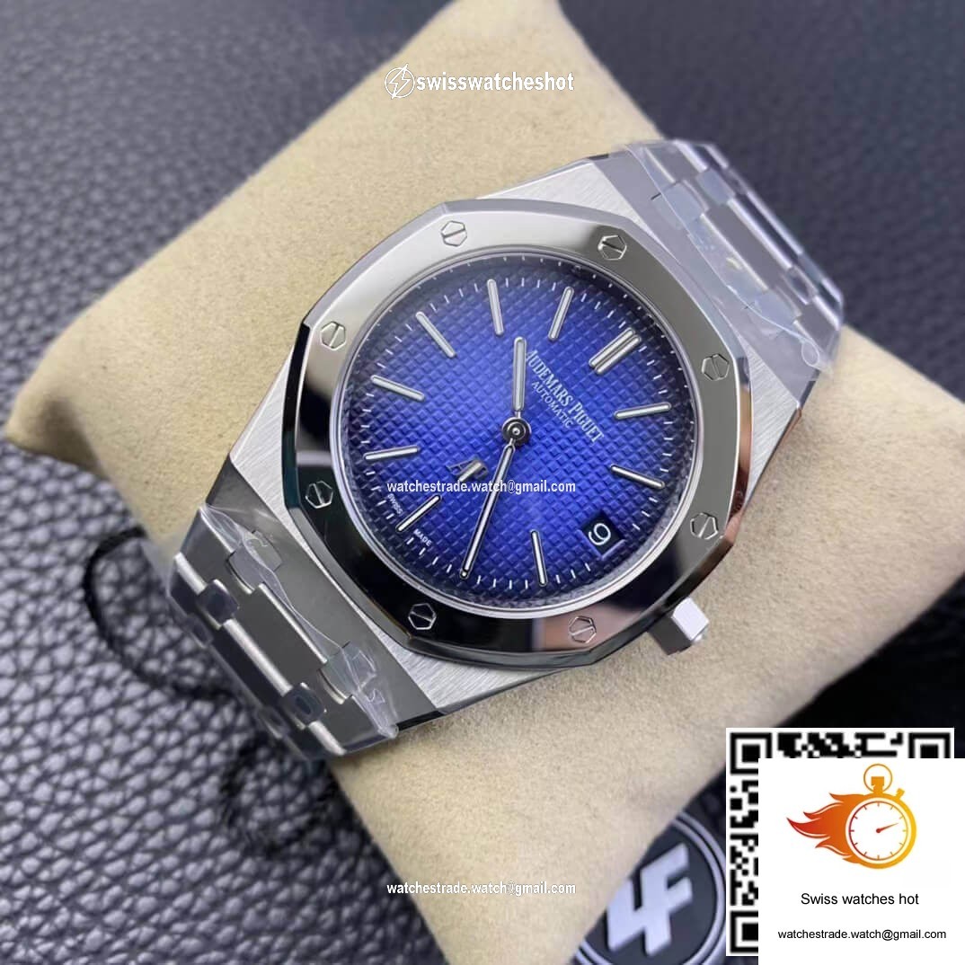 Audemars Piguet Royal Oak 15202IP.OO.1240IP.01 ZF Factory Smoked Blue Dial 3